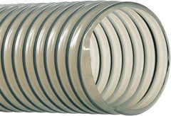 Hi-Tech Duravent - 2-1/2" ID, 20 Hg Vac Rating, 7 psi, Polyurethane Vacuum & Duct Hose - 25' Long, Clear, 2-1/2" Bend Radius, -40 to 200°F - USA Tool & Supply