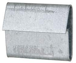 Made in USA - 1-1/4 Inch Wide, Overlap, Steel Pusher Seal - 1,000 Piece - USA Tool & Supply