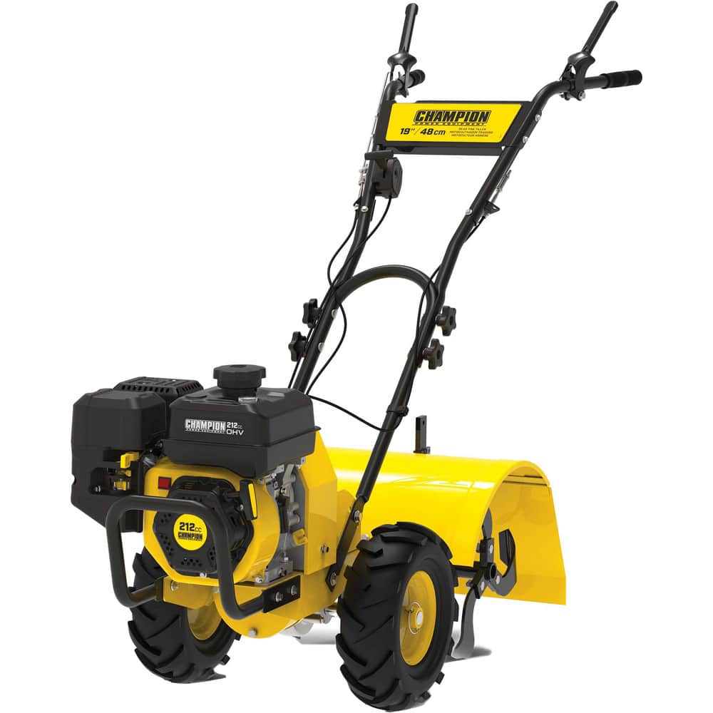 Gas Cultivators & Tillers; Type: Cultivator & Tiller; Maximum Tilling Depth (Inch): 8; Maximum Tilling Width (Inch): 19; Minimum Tilling Width (Inch): 19; Tine Material: Steel; RPM: 3700.000; Fuel Tank Capacity: .8 gal; Overall Length: 58.70; Overall Wid