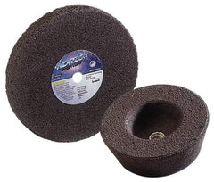 Norton - 8" Diam x 5/8" Hole x 1" Thick, T Hardness, 14 Grit Surface Grinding Wheel - Zirconia Alumina, Type 1, Very Coarse Grade, 6,000 Max RPM, No Recess - USA Tool & Supply