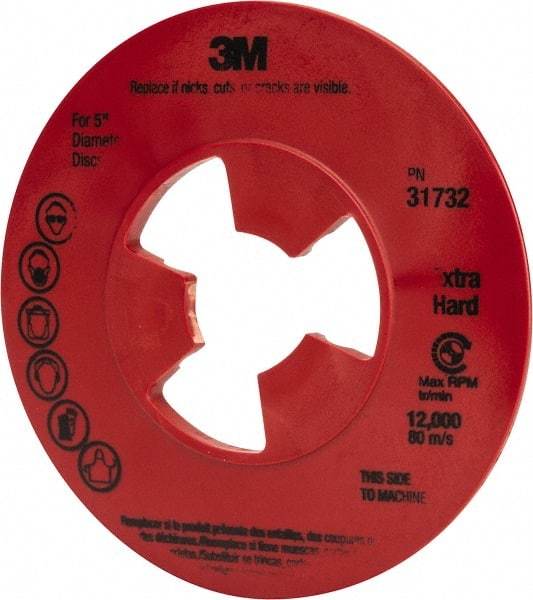 3M - Abrasive Disc Face Plate - 12,000 RPM - USA Tool & Supply