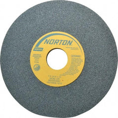 Norton - 7" Diam x 1-1/4" Hole x 1/4" Thick, J Hardness, 80 Grit Surface Grinding Wheel - Silicon Carbide, Type 1, Medium Grade, 3,600 Max RPM, Vitrified Bond, No Recess - USA Tool & Supply