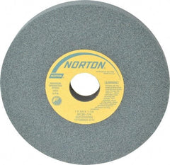 Norton - 7" Diam x 1-1/4" Hole x 3/4" Thick, J Hardness, 80 Grit Surface Grinding Wheel - Silicon Carbide, Type 1, Medium Grade, 3,600 Max RPM, Vitrified Bond, No Recess - USA Tool & Supply