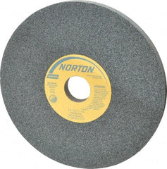 Norton - 8" Diam x 1-1/4" Hole x 1/2" Thick, I Hardness, 60 Grit Surface Grinding Wheel - Silicon Carbide, Type 1, Medium Grade, 3,600 Max RPM, Vitrified Bond, No Recess - USA Tool & Supply