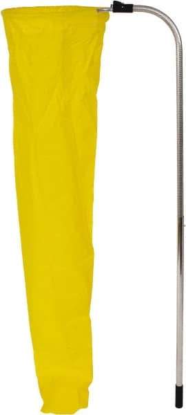 Bradley - 84" High, Plumbed Wash Station Shower Test Kit - Includes 6' Telescoping Aluminum Reach Handle & 84" Funnel with Weighted Bottom - USA Tool & Supply