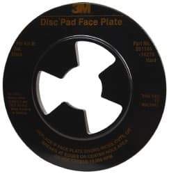 3M - 4-1/2" Max Diam, Abrasive Disc Face Plate - 5/8-11, 12,000 RPM - USA Tool & Supply