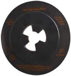 3M - 7" Max Diam, Abrasive Disc Face Plate - 5/8-11, 7,000 RPM - USA Tool & Supply