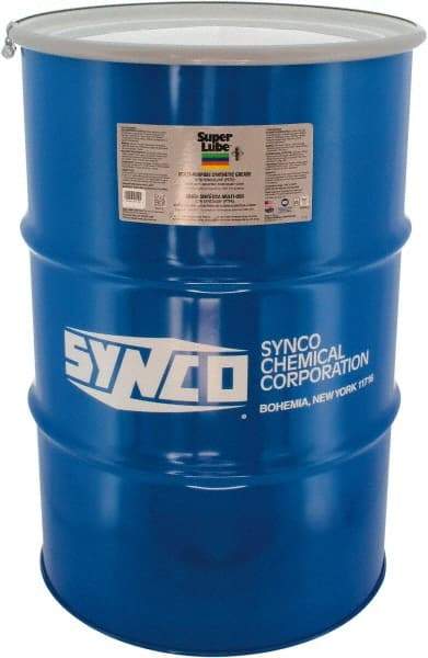 Synco Chemical - 400 Lb Drum Synthetic General Purpose Grease - Translucent White, Food Grade, 450°F Max Temp, NLGIG 2, - USA Tool & Supply