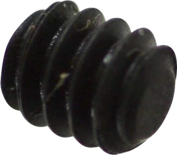 Value Collection - #4-40 UNC, 1/8" OAL, Flat Point Set Screw - Grade 8 Alloy Steel, 0.05" Key - USA Tool & Supply