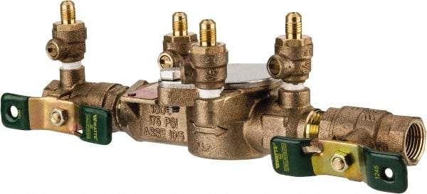 Watts - 1/2 Thread, Backflow Preventer Valve - Lead-Free, Use with Potable Water Applications - USA Tool & Supply