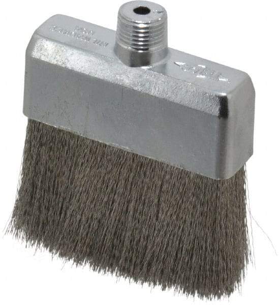 Trico - 2" Width/Diam, NPT Thread Oil Reservoir Lubrication Brushes - 160°F, 2-5/16" Length Under Mounting Thread, Straight Shank - USA Tool & Supply