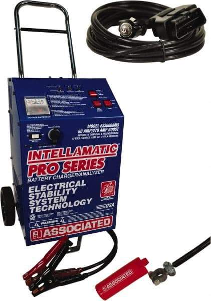 Associated Equipment - 12 Volt Automatic Charger/Maintainer - 60 Amps, 270 Starter Amps - USA Tool & Supply