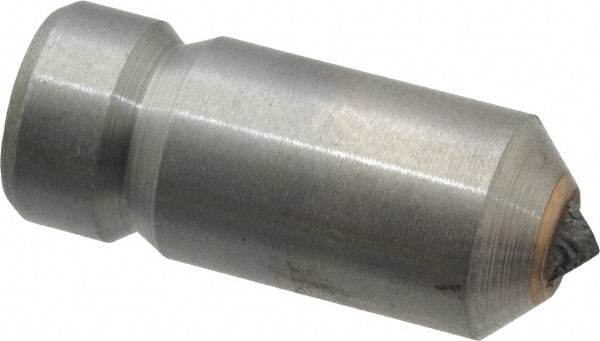 Made in USA - 1/2 Carat Single Point Diamond Dresser - 1-1/8" Long x 7/16" Shank Diam - USA Tool & Supply