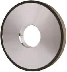 Made in USA - 4" Diam x 1-1/4" Hole x 1/2" Thick, N Hardness, 100 Grit Surface Grinding Wheel - Diamond, Type 1A1, Fine Grade - USA Tool & Supply