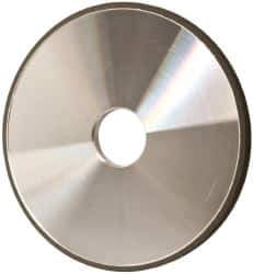 Made in USA - 6" Diam x 1-1/4" Hole x 3/8" Thick, N Hardness, 100 Grit Surface Grinding Wheel - Diamond, Type 1A1, Fine Grade - USA Tool & Supply