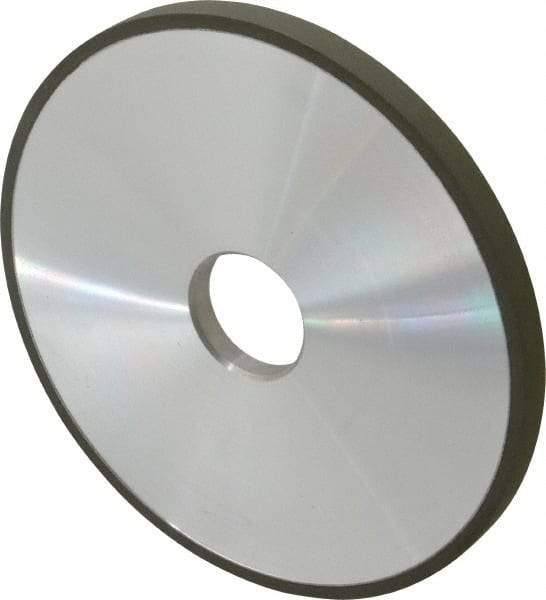 Made in USA - 6" Diam x 1-1/4" Hole x 3/8" Thick, N Hardness, 220 Grit Surface Grinding Wheel - Diamond, Type 1A1, Very Fine Grade - USA Tool & Supply