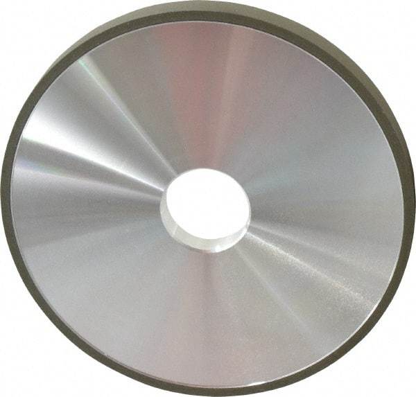 Made in USA - 6" Diam x 1-1/4" Hole x 1/2" Thick, N Hardness, 220 Grit Surface Grinding Wheel - Diamond, Type 1A1, Very Fine Grade - USA Tool & Supply