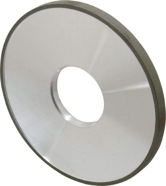 Made in USA - 4" Diam x 1-1/4" Hole x 1/4" Thick, N Hardness, 220 Grit Surface Grinding Wheel - Diamond, Type 1A1, Very Fine Grade - USA Tool & Supply