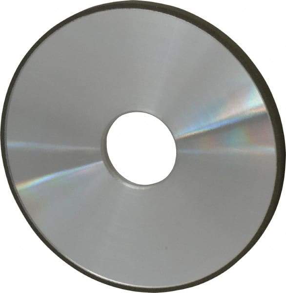 Made in USA - 5" Diam x 1-1/4" Hole x 1/4" Thick, N Hardness, 100 Grit Surface Grinding Wheel - Diamond, Type 1A1, Fine Grade - USA Tool & Supply