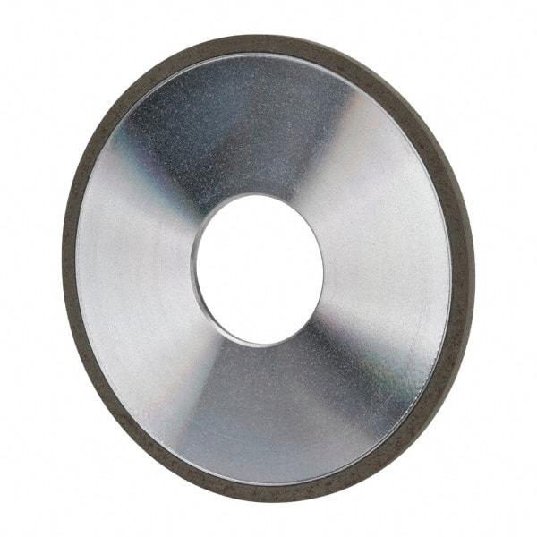 Made in USA - 4" Diam x 1-1/4" Hole x 1/8" Thick, N Hardness, 220 Grit Surface Grinding Wheel - Diamond, Type 1A1, Very Fine Grade - USA Tool & Supply