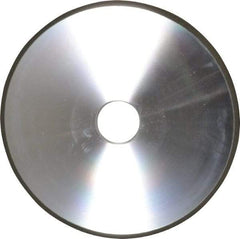 Made in USA - 7" Diam x 1-1/4" Hole x 3/8" Thick, N Hardness, 150 Grit Surface Grinding Wheel - Diamond, Type 1A1, Very Fine Grade - USA Tool & Supply