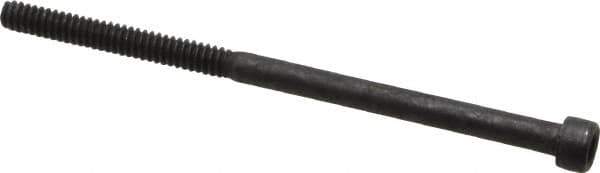 Value Collection - #4-40 UNC Hex Socket Drive, Socket Cap Screw - Alloy Steel, Black Oxide Finish, Partially Threaded, 2" Length Under Head - USA Tool & Supply