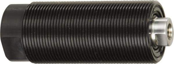 Enerpac - 1.975 Ton, 0.98" Stroke, 0.78 Cu In Oil Capacity, Portable Hydraulic Threaded Cylinder - 0.79 Sq In Effective Area, 3.52" Lowered Ht., 4.5" Max Ht., 1.21875" Plunger Rod Diam, 5,000 Max psi - USA Tool & Supply