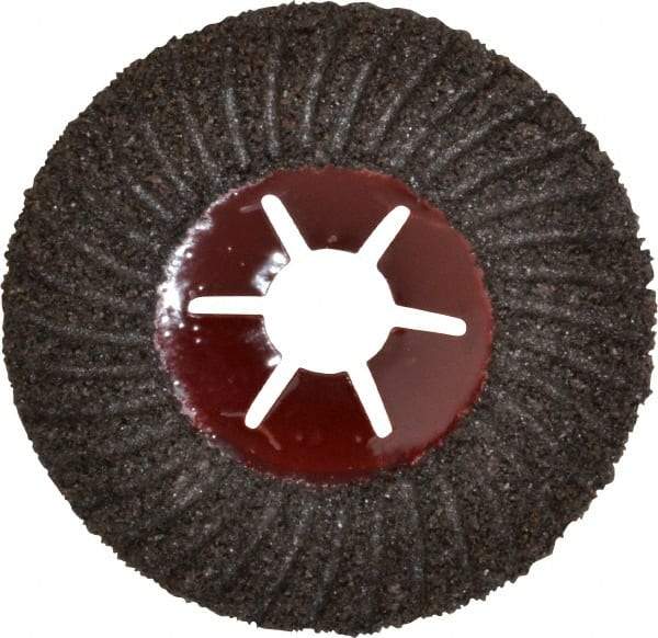 Value Collection - 4-1/2" Diam 7/8" Hole 24 Grit Fiber Disc - Very Coarse Grade, Silicon Carbide, 12,000 Max RPM - USA Tool & Supply