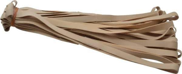 Value Collection - 28 Inch Circumference, 1/2 Inch Wide, Light Duty Rubber Band Strapping - 27 Pieces - USA Tool & Supply