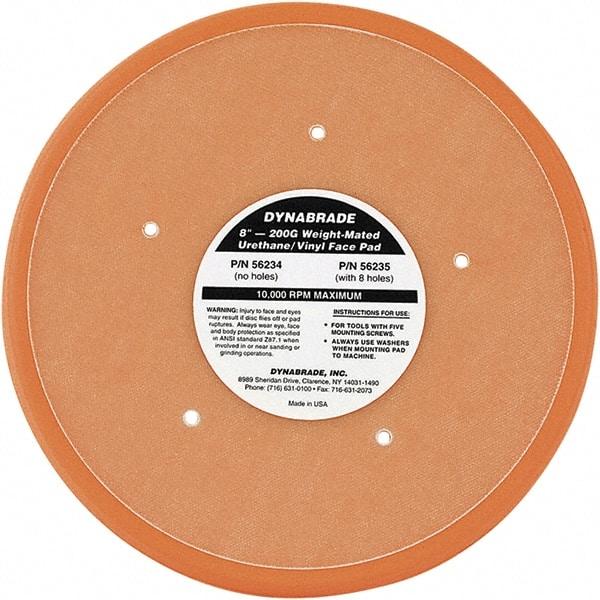 Dynabrade - 8" Diam Adhesive/PSA Disc Backing Pad - Medium Density, 13,000 RPM - USA Tool & Supply