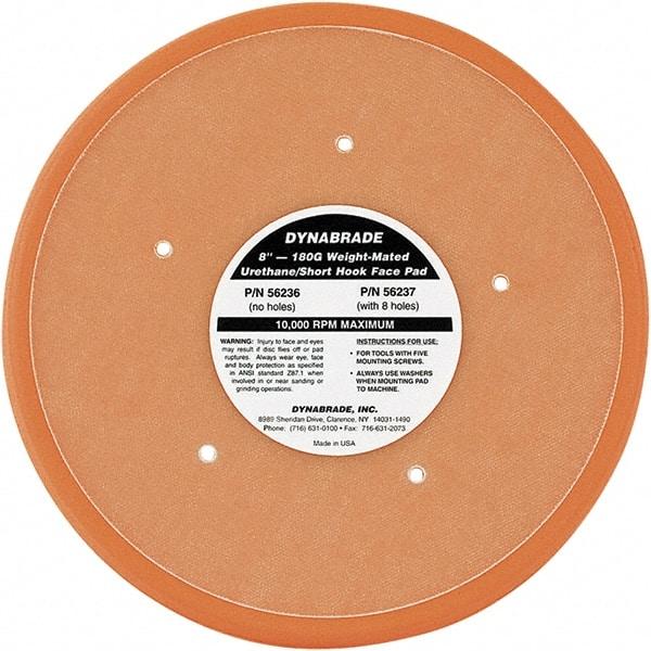 Dynabrade - 8" Diam Hook & Loop Disc Backing Pad - Medium Density, 13,000 RPM - USA Tool & Supply