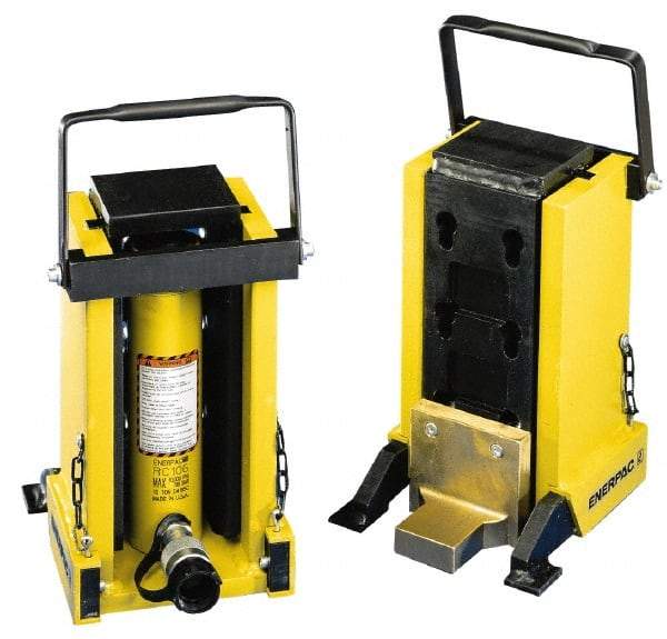 Enerpac - 20 Ton, 6.18" Stroke, 32 Cu In Oil Capacity, Portable Hydraulic Machine Lift Cylinder - 32 Cu In Oil Capacity - USA Tool & Supply