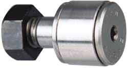 IKO - 10mm Roller Diam x 5mm Width, 5mm Stud Diam x 10mm Length, Stud Cam Follower - Steel, 13/64" Thread Length, 18mm OAL, 715 Lb Dynamic Cap - USA Tool & Supply