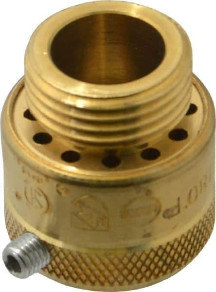 Watts - 125 Max psi, Brass, Hose Connection Vacuum Breaker - EPDM Seal, Stainless Steel Spring, FIP X Hose End Connections - USA Tool & Supply