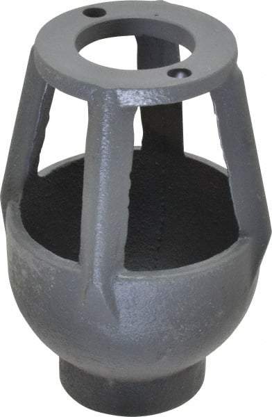 Watts - 3/4 to 1" Fit, 3-1/4" Diam, Air Gap Drain - 4-7/8" High, Cast Iron - USA Tool & Supply
