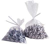 Made in USA - 12 x 15", 1.5 mil Open Top Polybags - Regular-Duty - USA Tool & Supply