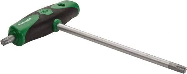 Wiha - T40 Torx Key - T-Handle Cushion Grip - USA Tool & Supply
