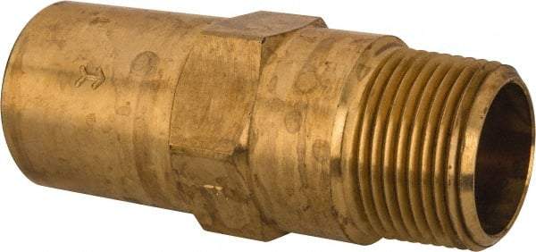 Specialty Mfr - 3/4" Brass Check Valve - Inline, FNPT x MNPT, 500 WOG - USA Tool & Supply