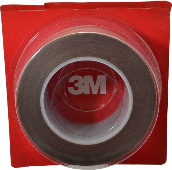 3M - 36 Yd Long x 2" Wide, Series 5453, Brown Silicone Glass Cloth/PTFE Tape - 8.2 mil Thick, 175 Lb/In Tensile Strength - USA Tool & Supply