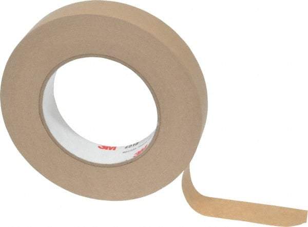 3M - 1" Wide x 60 Yd Long Tan Paper Masking Tape - Series 2515, 6.7 mil Thick, 36 In/Lb Tensile Strength - USA Tool & Supply