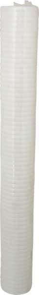 Parker - 2-1/2" OD, 1µ, Polyolefin Thermal Bonded Cartridge Filter - 20" Long - USA Tool & Supply