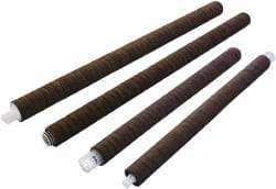 Parker - 2-1/2" OD, 50µ, Phenolic Resin Two Stage Design-Resin Bonded Cartridge Filter - 29-1/4" Long - USA Tool & Supply