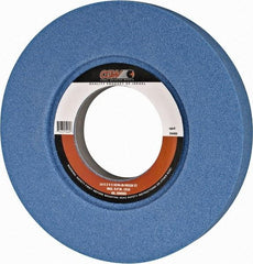 Camel Grinding Wheels - 14" Diam x 5" Hole x 2" Thick, J Hardness, 46 Grit Surface Grinding Wheel - Aluminum Oxide, Type 7, Coarse Grade, 1,910 Max RPM, Vitrified Bond, Two-Side Recess - USA Tool & Supply