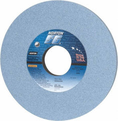 Norton - 12" Diam x 3" Hole x 1" Thick, K Hardness, 60 Grit Surface Grinding Wheel - Ceramic, Type 1, Medium Grade, 2,070 Max RPM, Vitrified Bond, No Recess - USA Tool & Supply
