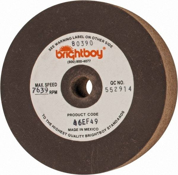 Cratex - 4" Diam x 1/2" Hole x 1" Thick, 46 Grit Surface Grinding Wheel - Coarse Grade - USA Tool & Supply