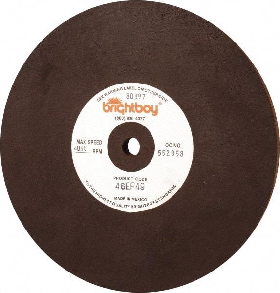 Cratex - 8" Diam x 1/2" Hole x 1/2" Thick, 46 Grit Surface Grinding Wheel - Coarse Grade - USA Tool & Supply