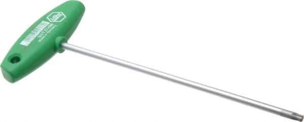 Wiha - T27 Standard Torx Key - Flag-Style, 7-7/8" Length Under Head, 200mm OAL - USA Tool & Supply