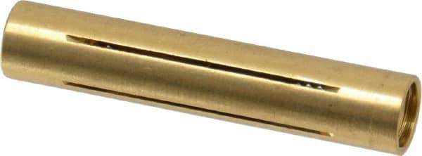 Made in USA - 7/32" Diam Through Hole Barrel Cylinder - 1.1" Barrel Length, Eccentric Slot - USA Tool & Supply