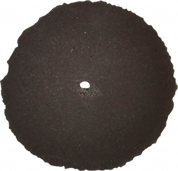Cratex - 1" Diam x 1/16" Hole x 1/8" Thick, Surface Grinding Wheel - Silicon Carbide, Medium Grade, Rubber Bond, No Recess - USA Tool & Supply