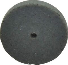 Cratex - 7/8" Diam x 1/16" Hole x 1/8" Thick, Surface Grinding Wheel - Silicon Carbide, Coarse Grade, 25,000 Max RPM, Rubber Bond, No Recess - USA Tool & Supply